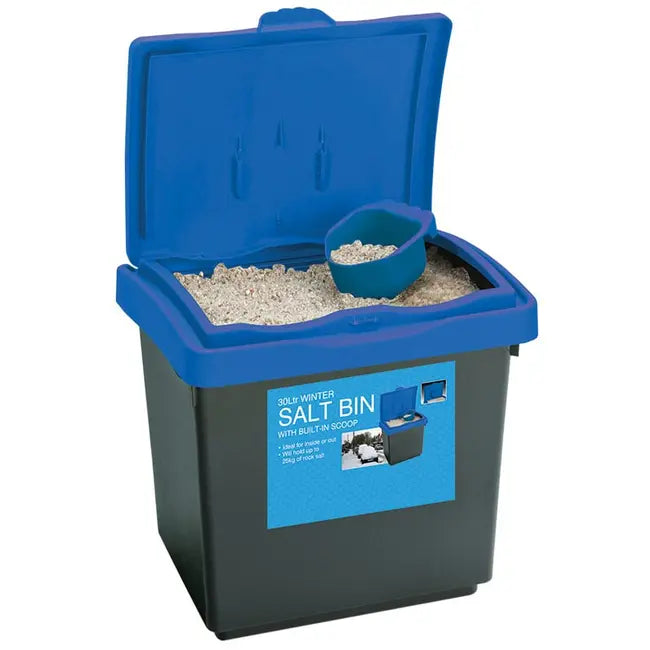 Winter Salt Bin With Built In Scoop